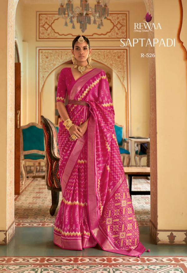 Rewaa Saptapadi Designer Patola Silk Saree Collection